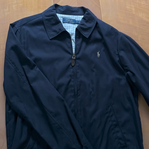 [LIKE NEW] POLO Ralph Lauren Jacket M NAVY BLUE - Picture 4 of 4